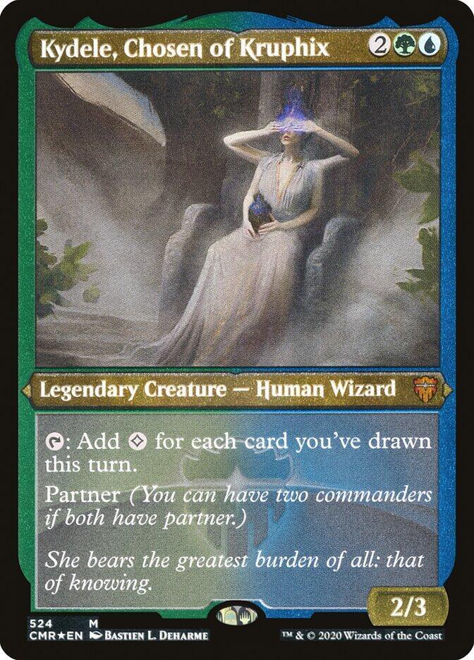 Kydele, Chosen of Kruphix (Foil Etched)-Commander Legends-M-Foil