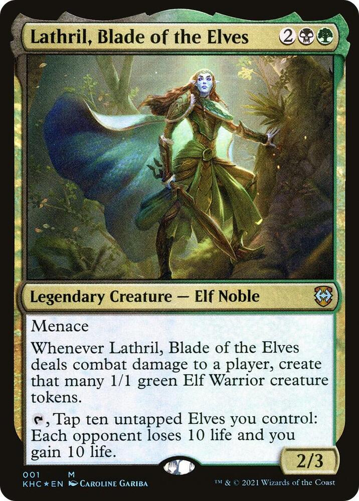 Lathril, Blade of the Elves-Commander: Kaldheim-M-Foil