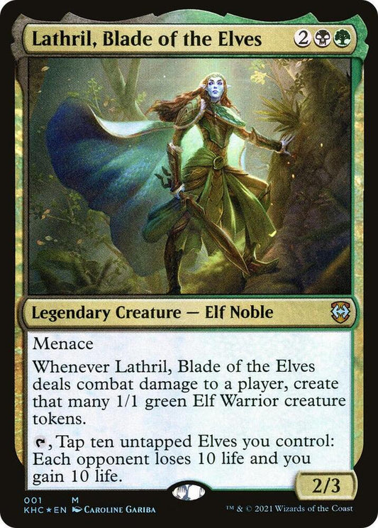 Lathril, Blade of the Elves-Commander: Kaldheim-M-Foil