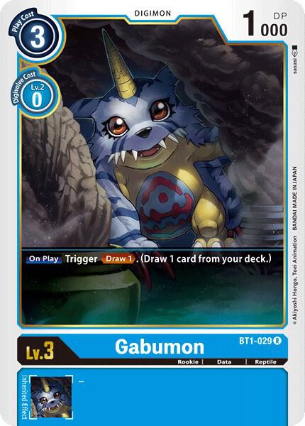 Gabumon - BT1-029-Release Special Booster 1.0-Rare-Normal
