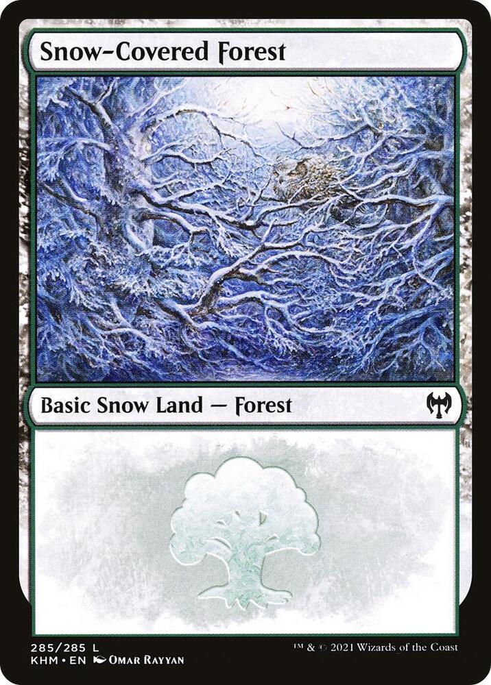 Snow-Covered Forest (285)-Kaldheim-L-Normal