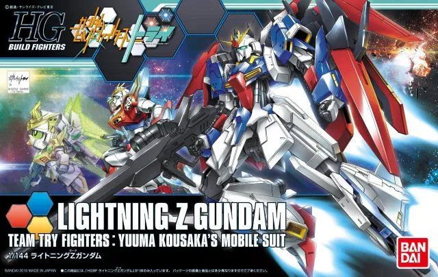 #40 Lightning Z Gundam "Gundam Build Fighters Try", Bandai Hobby HGBF 1/144 (Gundam Model Kit)