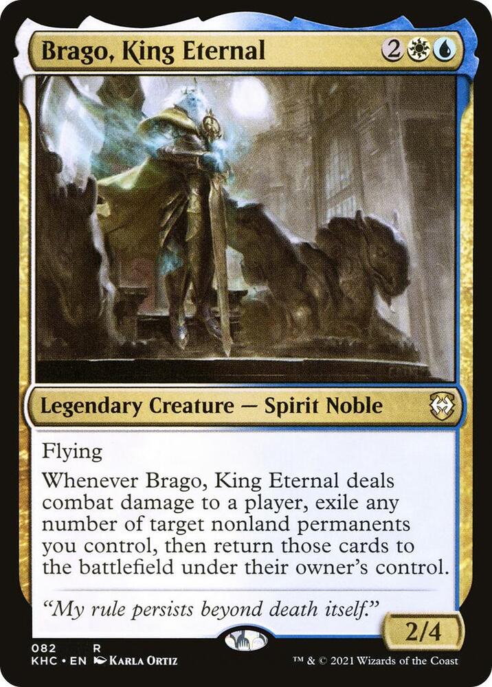 Brago, King Eternal-Commander: Kaldheim-R-Normal