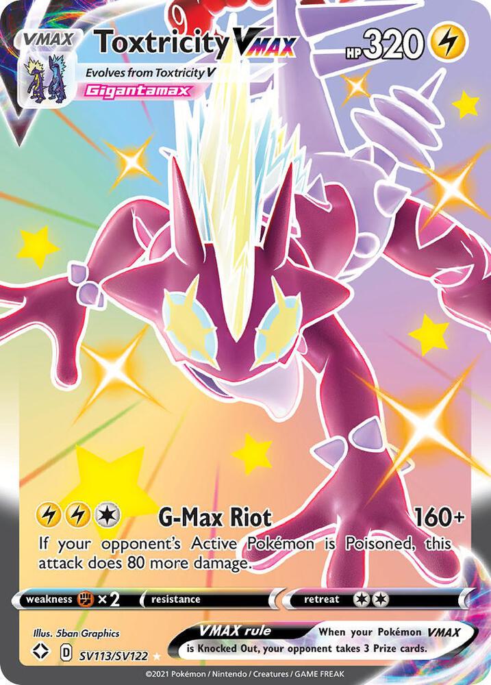 Toxtricity VMAX-Shining Fates: Shiny Vault-Shiny Holo Rare-Holofoil