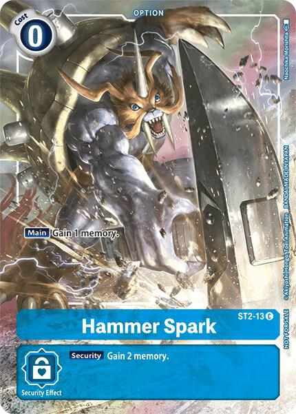 Hammer Spark - ST2-13 (Tamer's Evolution Box)-Starter Deck 02: Cocytus Blue-Promo-Foil