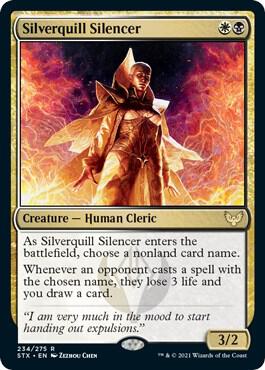 Silverquill Silencer-Strixhaven: School of Mages-R-Foil
