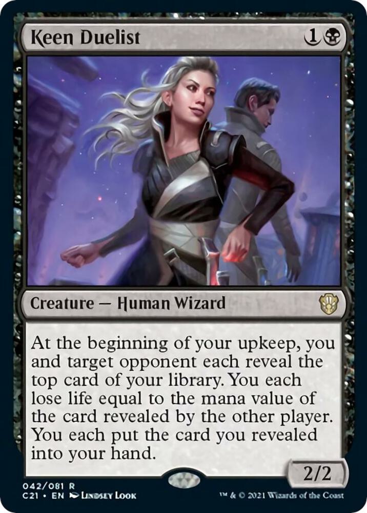 Keen Duelist-Commander 2021-R-Normal