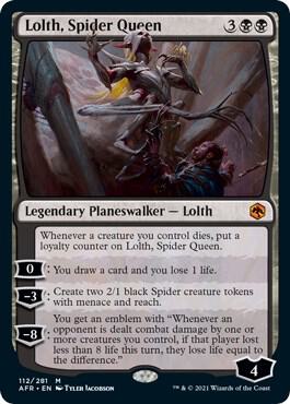 Lolth, Spider Queen-Adventures in the Forgotten Realms-M-Normal