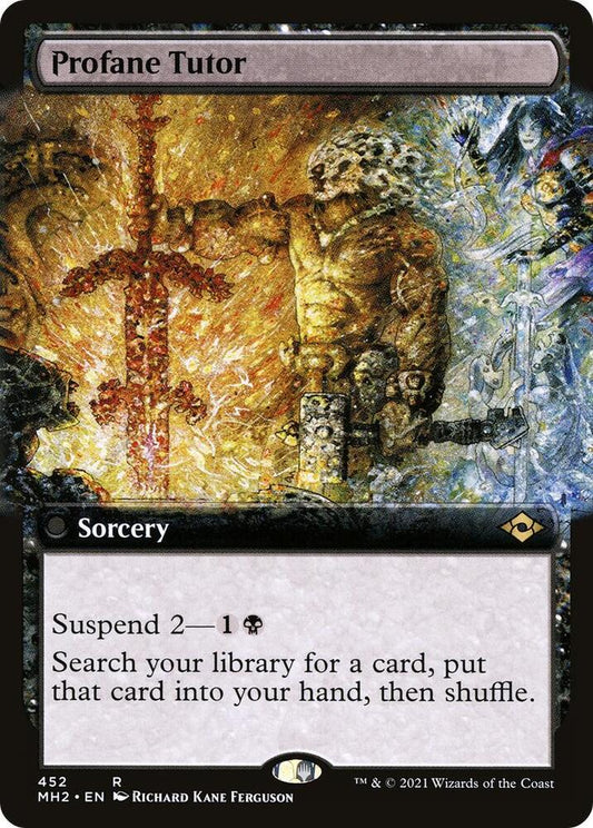 Profane Tutor (Extended Art)-Modern Horizons 2-R-Normal