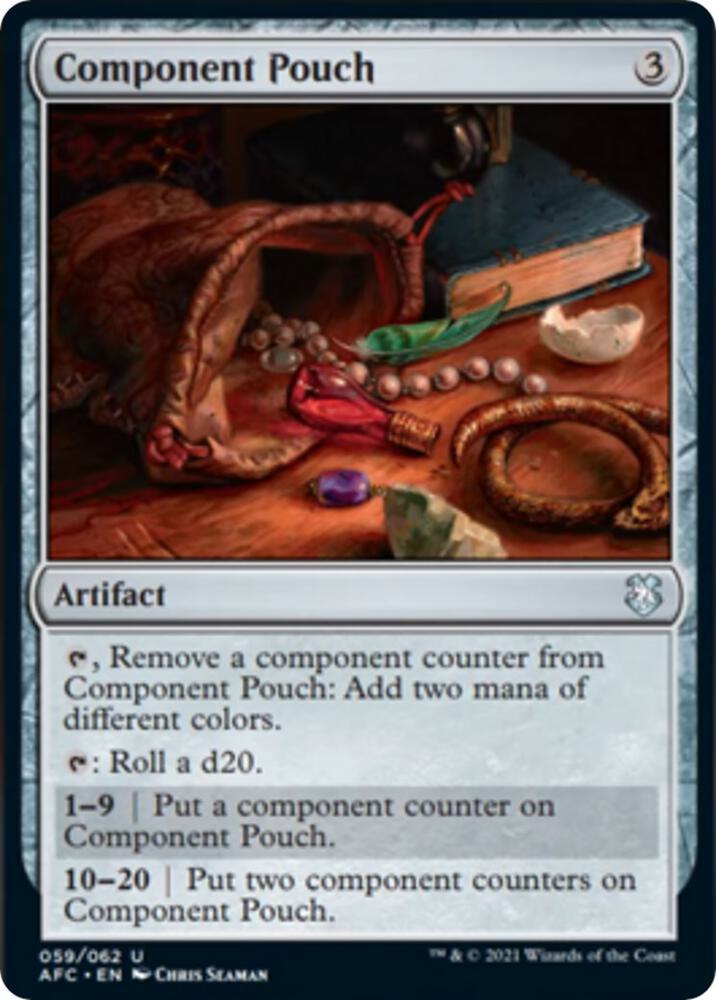 Component Pouch-Commander: Adventures in the Forgotten Realms-U-Normal
