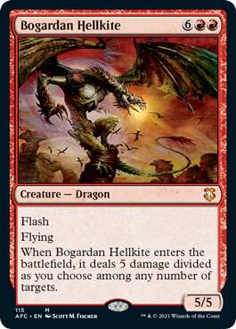 Bogardan Hellkite-Commander: Adventures in the Forgotten Realms-M-Normal