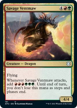 Savage Ventmaw-Commander: Adventures in the Forgotten Realms-U-Normal