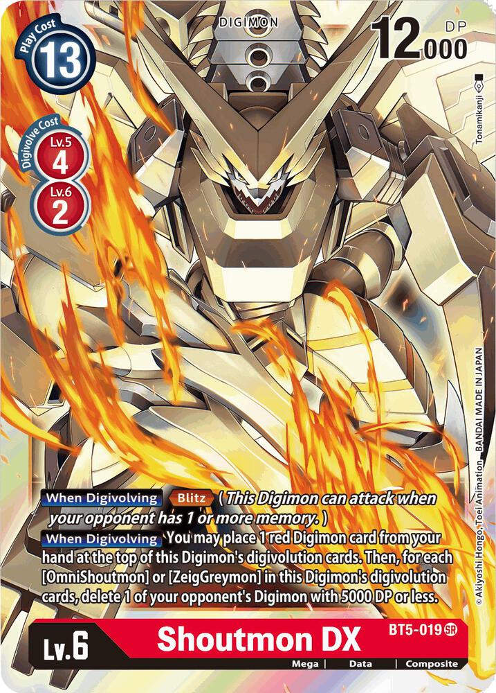 Shoutmon DX-Battle of Omni-Super Rare-Foil