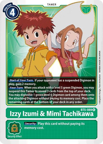 Izzy Izumi & Mimi Tachikawa-Battle of Omni-Rare-Normal