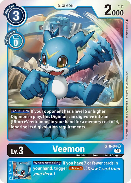 Veemon-Starter Deck 08: Ulforce Veedramon-Super Rare-Foil