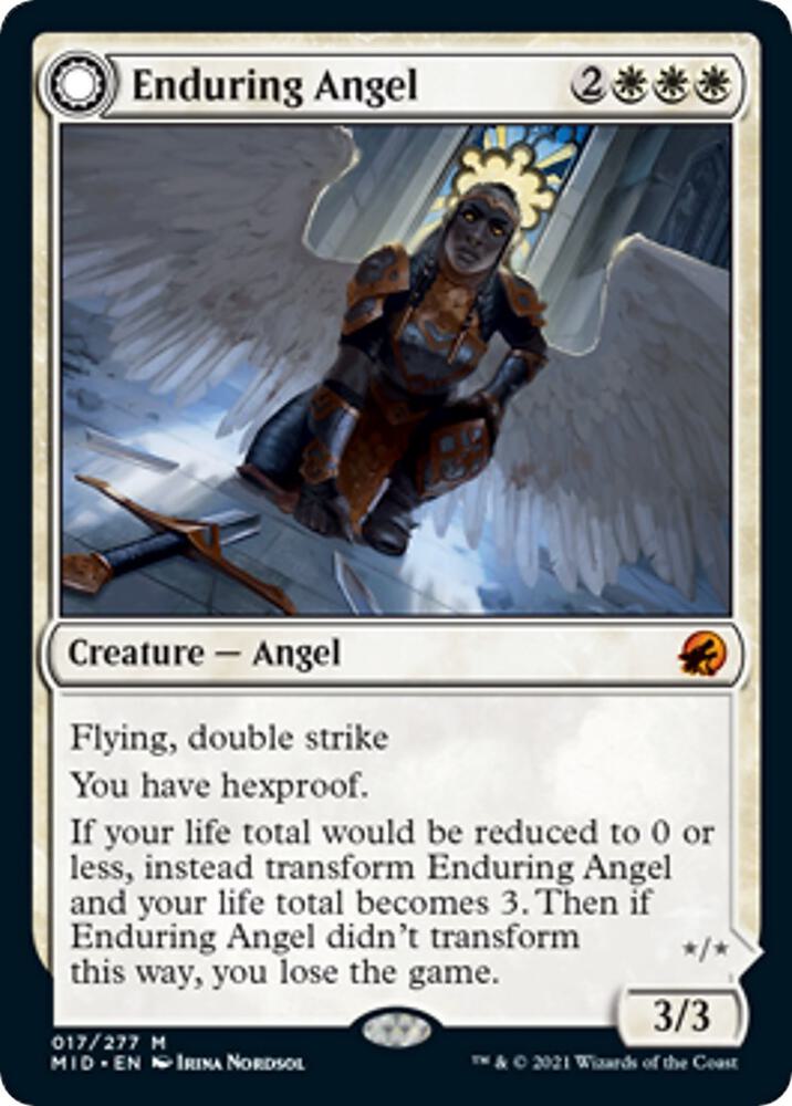 Enduring Angel-Innistrad: Midnight Hunt-M-Normal