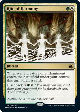 Rite of Harmony-Innistrad: Midnight Hunt-R-Foil