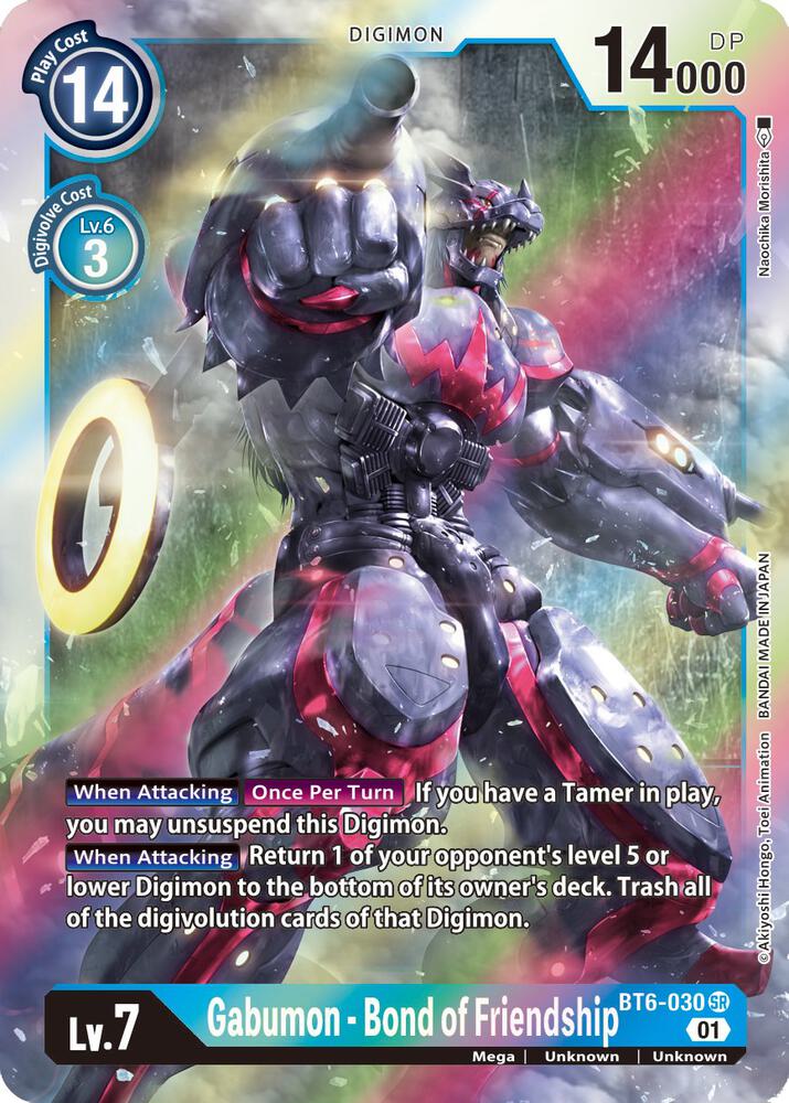 Gabumon - Bond of Friendship-Double Diamond-Super Rare-Foil