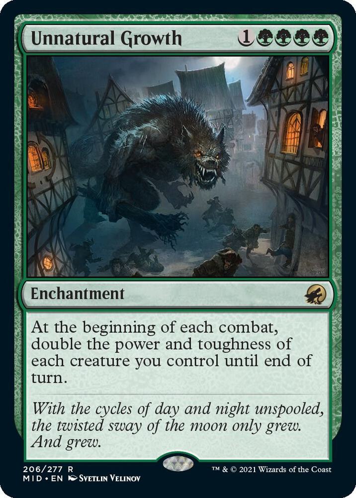 Unnatural Growth-Innistrad: Midnight Hunt-R-Normal
