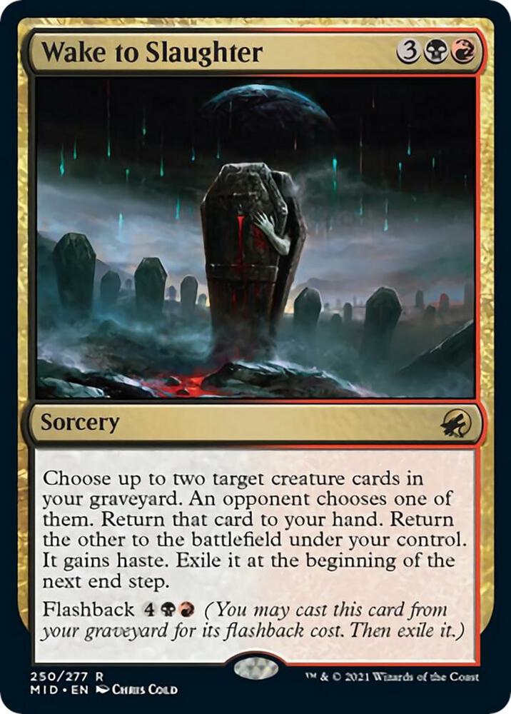 Wake to Slaughter-Innistrad: Midnight Hunt-R-Normal