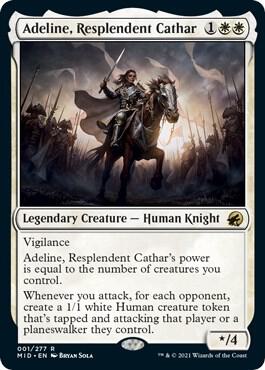 Adeline, Resplendent Cathar-Innistrad: Midnight Hunt-R-Normal