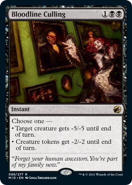 Bloodline Culling-Innistrad: Midnight Hunt-R-Normal
