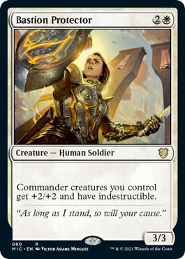 Bastion Protector-Commander: Innistrad: Midnight Hunt-R-Normal