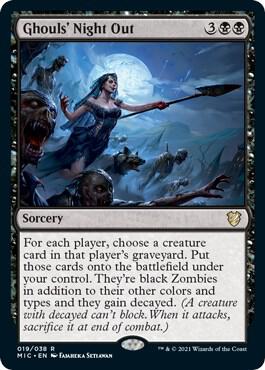 Ghouls' Night Out-Commander: Innistrad: Midnight Hunt-R-Normal