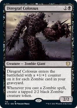 Diregraf Colossus-Commander: Innistrad: Midnight Hunt-R-Normal