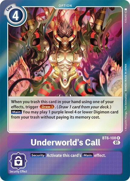 Underworld's Call-Double Diamond-Rare-Foil
