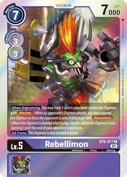 Rebellimon-Double Diamond-Rare-Foil