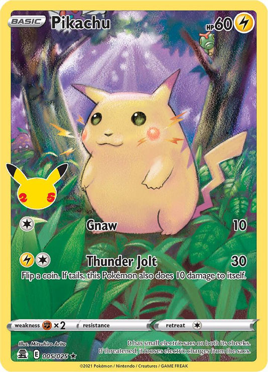 Pikachu-Celebrations-Holo Rare-Holofoil