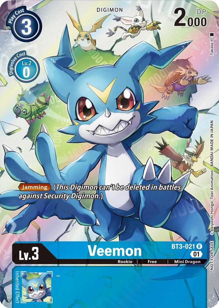 Veemon (1-Year Anniversary Box Topper)-Release Special Booster 1.0-Rare-Foil