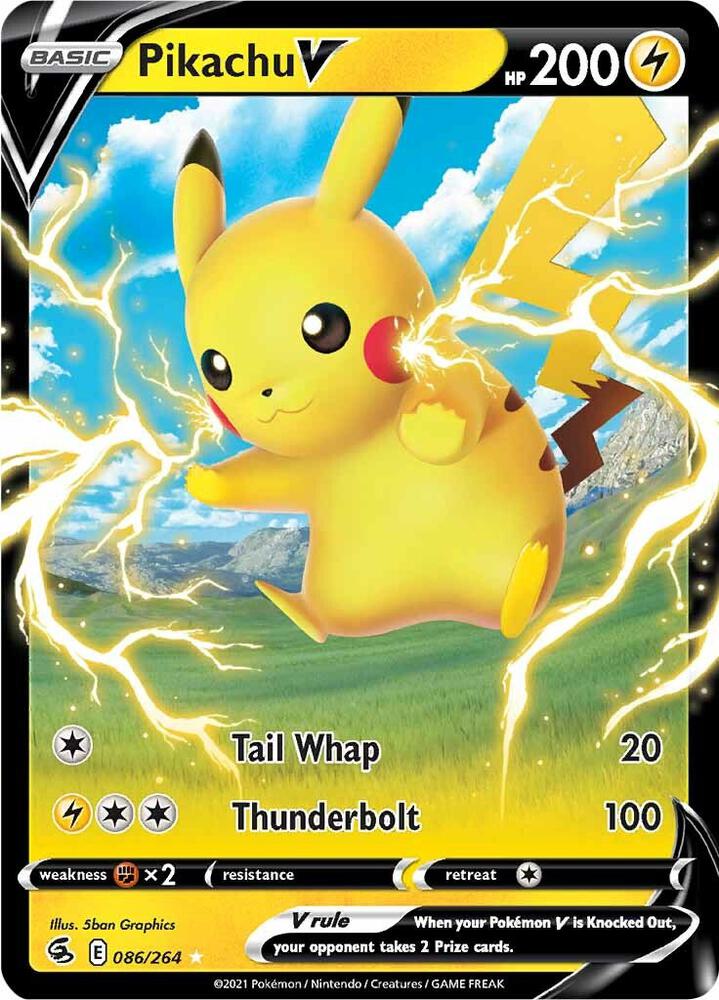 Pikachu V-SWSH08: Fusion Strike-Ultra Rare-Holofoil