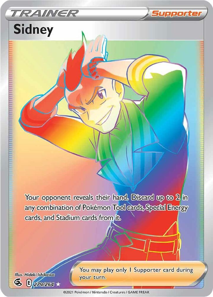 Sidney (Secret)-SWSH08: Fusion Strike-Secret Rare-Holofoil