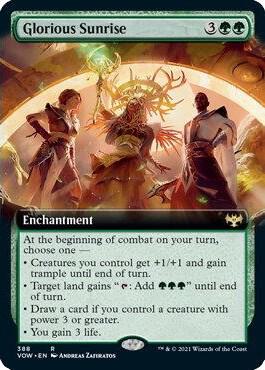 Glorious Sunrise (Extended Art)-Innistrad: Crimson Vow-R-Normal
