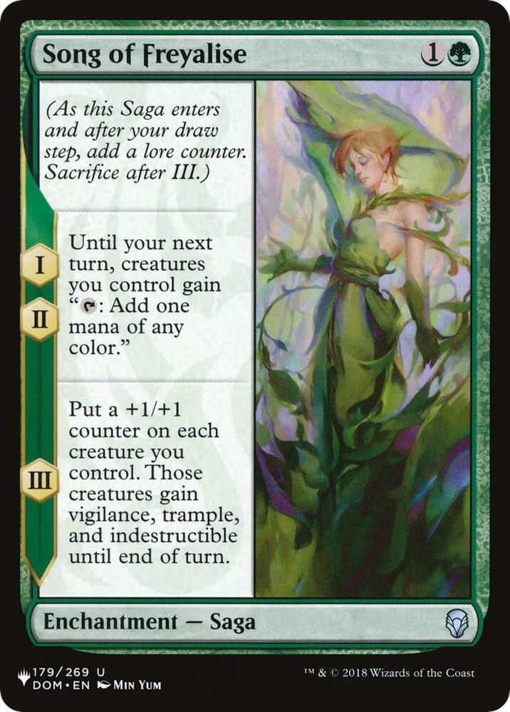 Song of Freyalise-The List Reprints-U-Normal