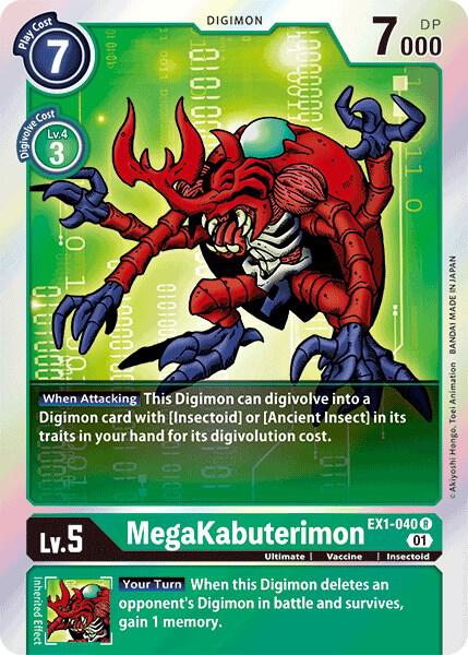 MegaKabuterimon-Classic Collection-Rare-Foil