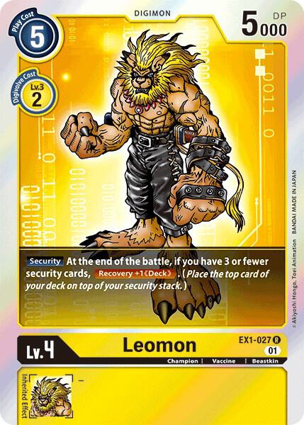 Leomon-Classic Collection-Rare-Foil
