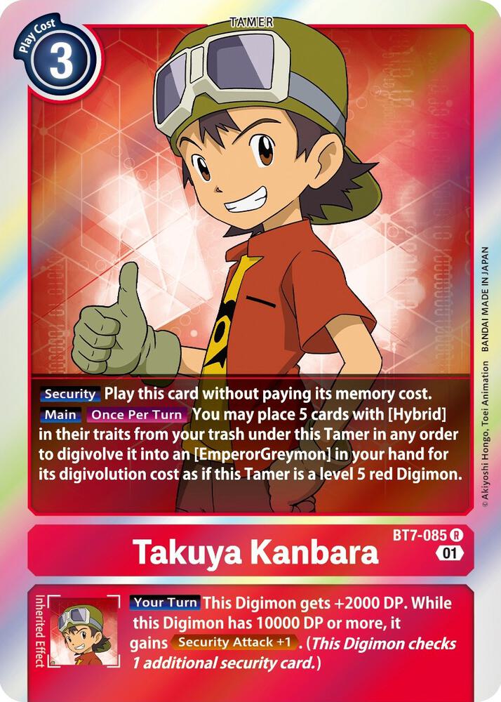Takuya Kanbara-Next Adventure-Rare-Foil