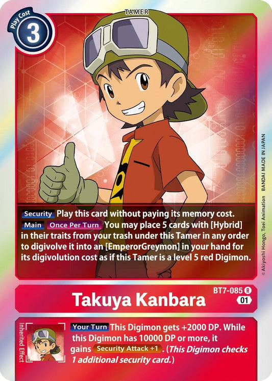 Takuya Kanbara-Next Adventure-Rare-Foil