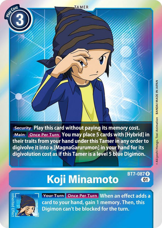 Koji Minamoto-Next Adventure-Rare-Foil