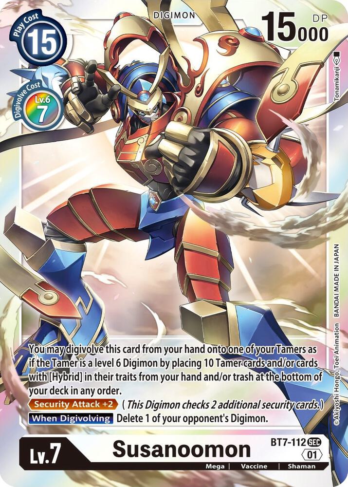Susanoomon-Next Adventure-Secret Rare-Foil