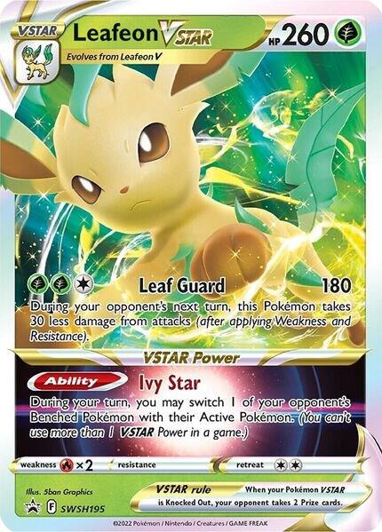 Leafeon VSTAR - SWSH195-SWSH: Sword & Shield Promo Cards-Promo-Holofoil