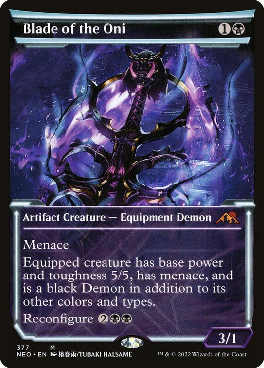 Blade of the Oni (Showcase)-Kamigawa: Neon Dynasty-M-Normal