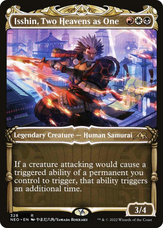 Isshin, Two Heavens as One (Showcase)-Kamigawa: Neon Dynasty-R-Normal