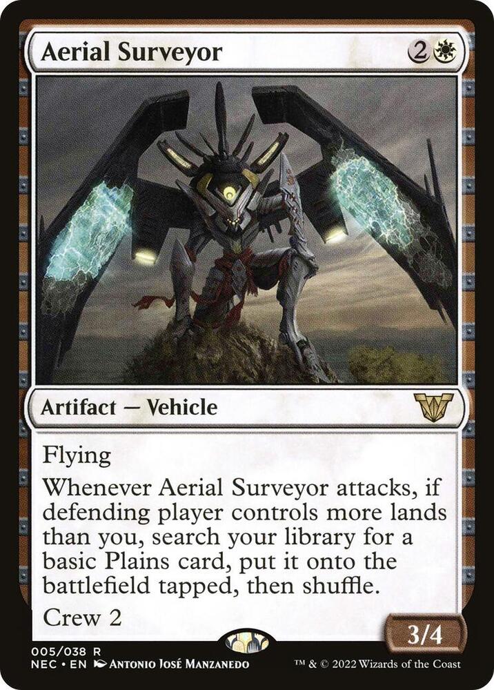 Aerial Surveyor-Commander: Kamigawa: Neon Dynasty-R-Normal