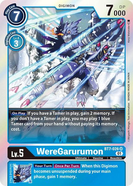 WereGarurumon-Next Adventure-Super Rare-Foil