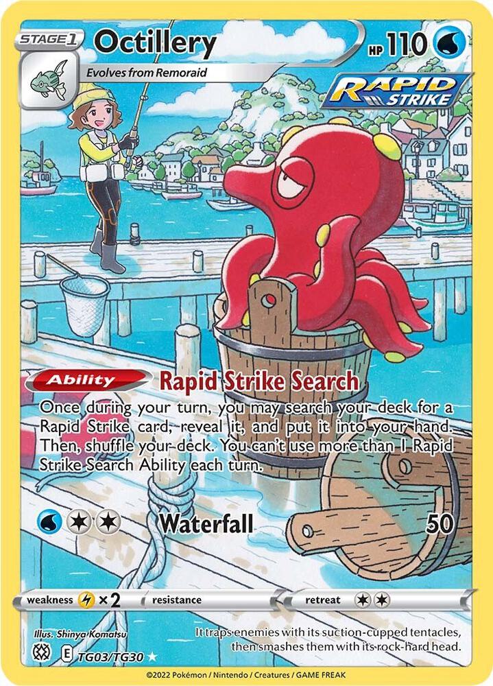 Octillery-SWSH09: Brilliant Stars Trainer Gallery-Ultra Rare-Holofoil