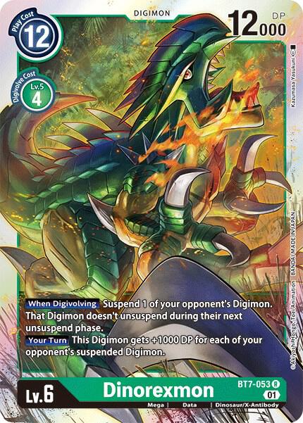 Dinorexmon-Next Adventure-Rare-Foil